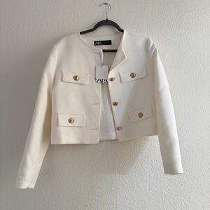 Zara cream jacket